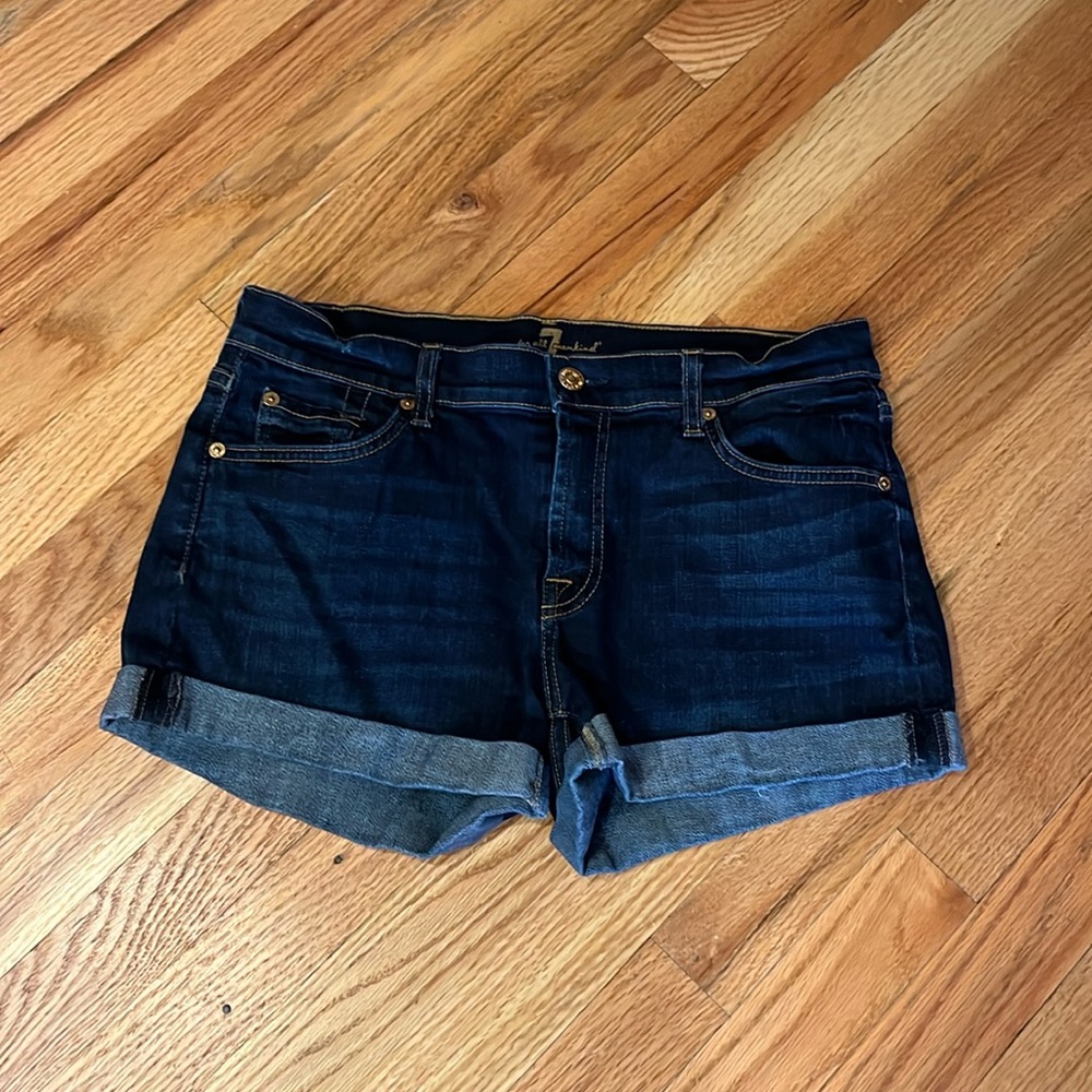 7 for all mankind cuffed shorts. Size 29.